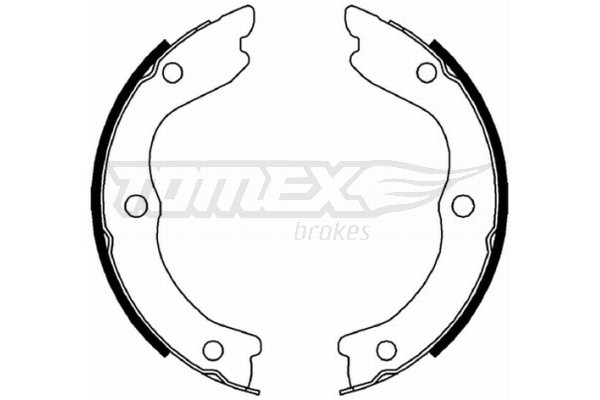 TOMEX Brakes Bremsbackensatz